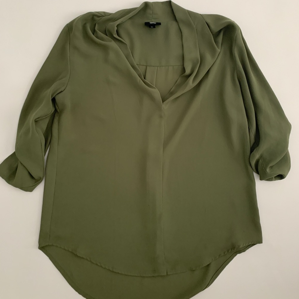Mossimo Army Green Blouse